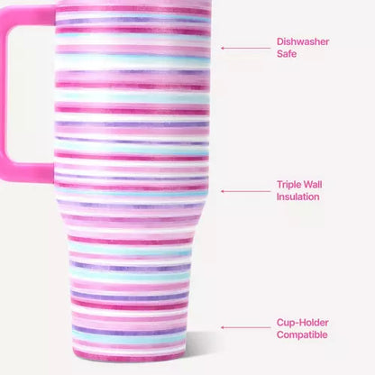 Scheels Pink Horizon Traveler Tumbler