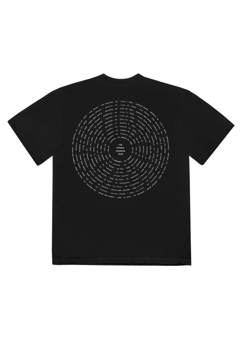 Eternal Sunshine Tour Swirl T-Shirt (Black)