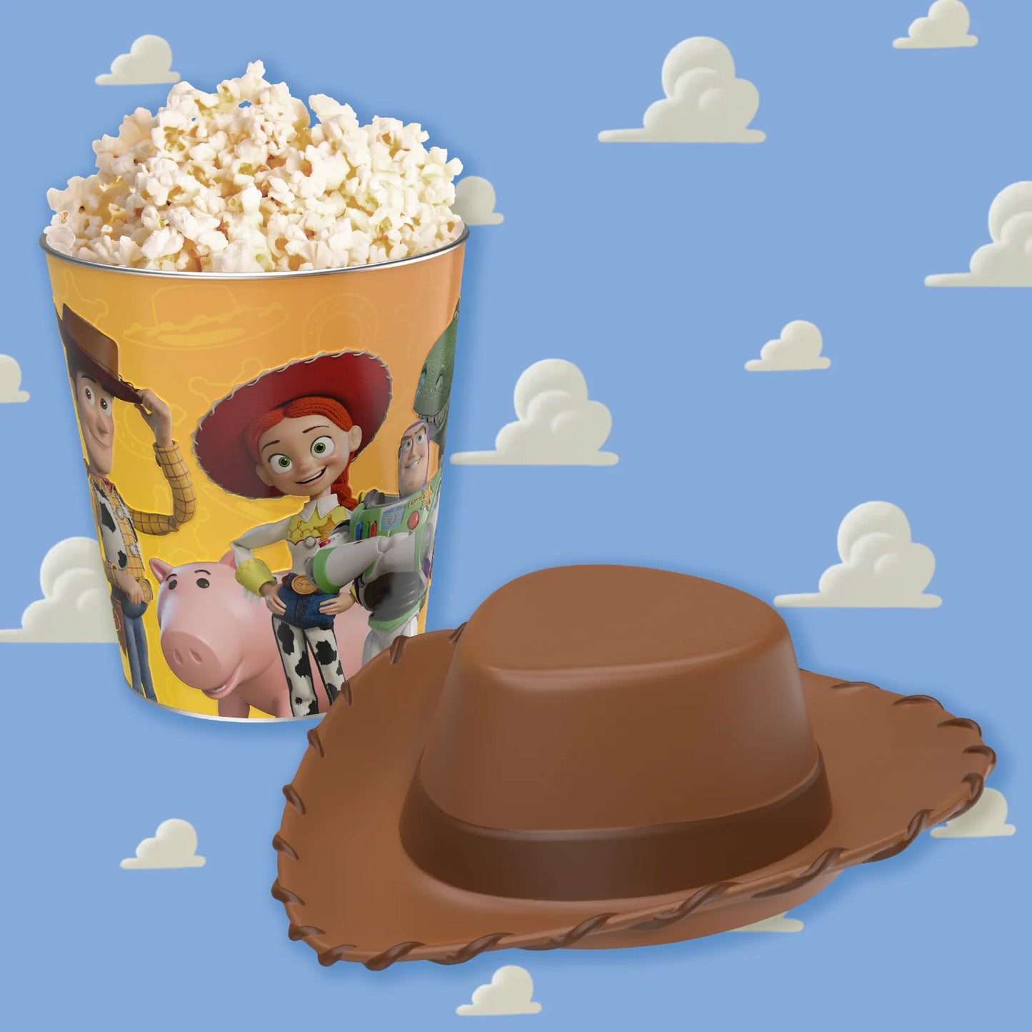 Toy Story 5 Woody Hat Popcorn Bucket
